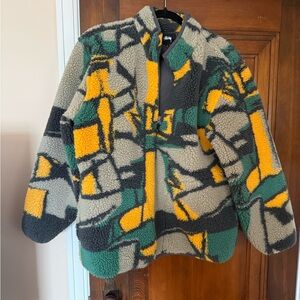 Stussy Sherpa Jacket in Multi Color